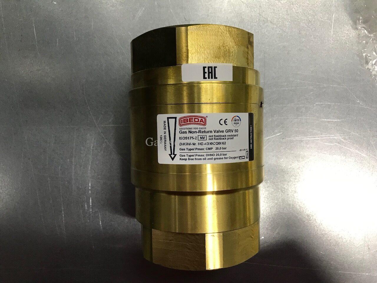3000-1704_Обратный клапан IBEDA серии GRV50 Обратный клапан IBEDA серии GRV50
